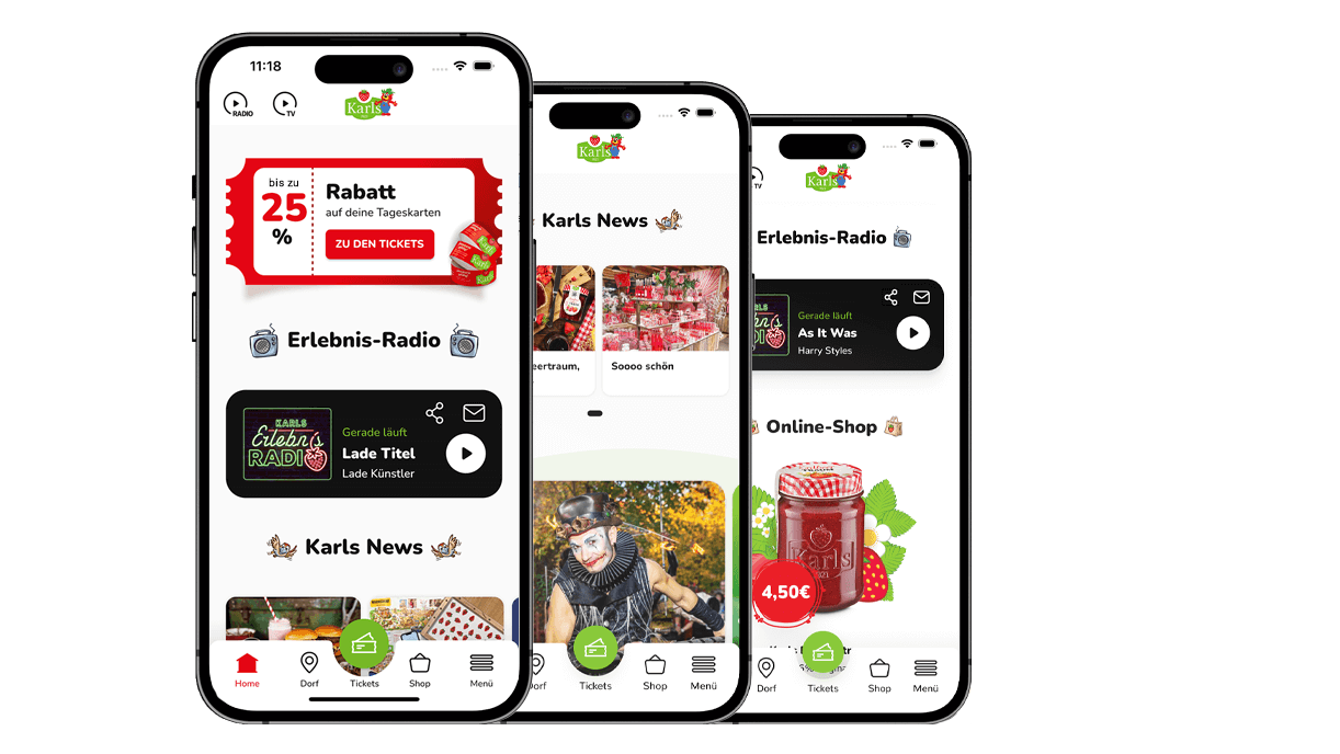 Entdecke die Karls App
